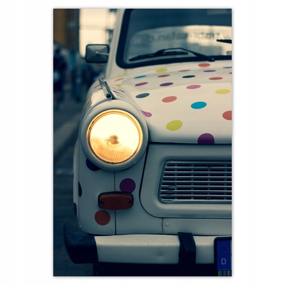 

Plakat samoprzylepny 40x60 Trabant Samochód Klasyk