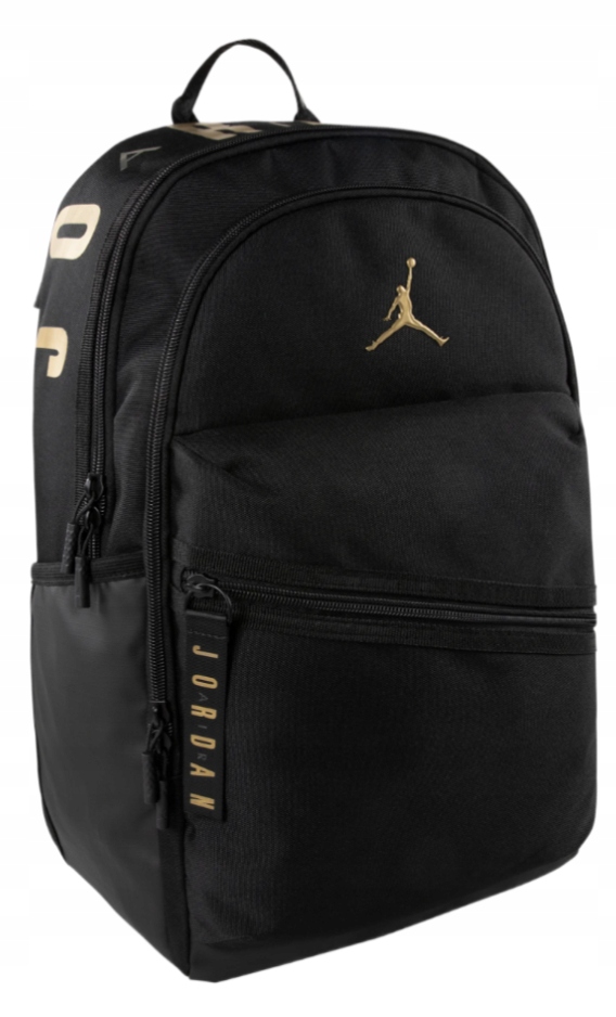 Batoh Nike Air Jordan Na Trénink Sportovní Školní Černý Gold 29 L