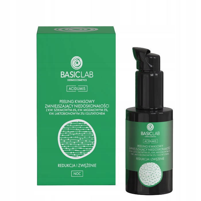BasicLab peeling kwasowy do niedoskonałości 30 ml