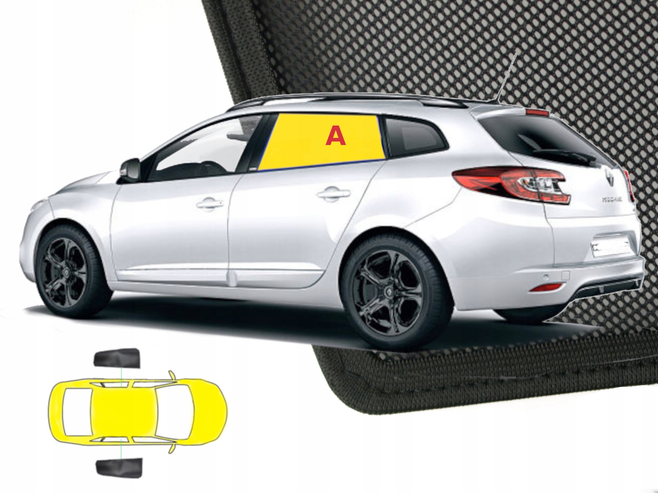 

Zasłonki dedykowane Renault Megane III 3 kombi