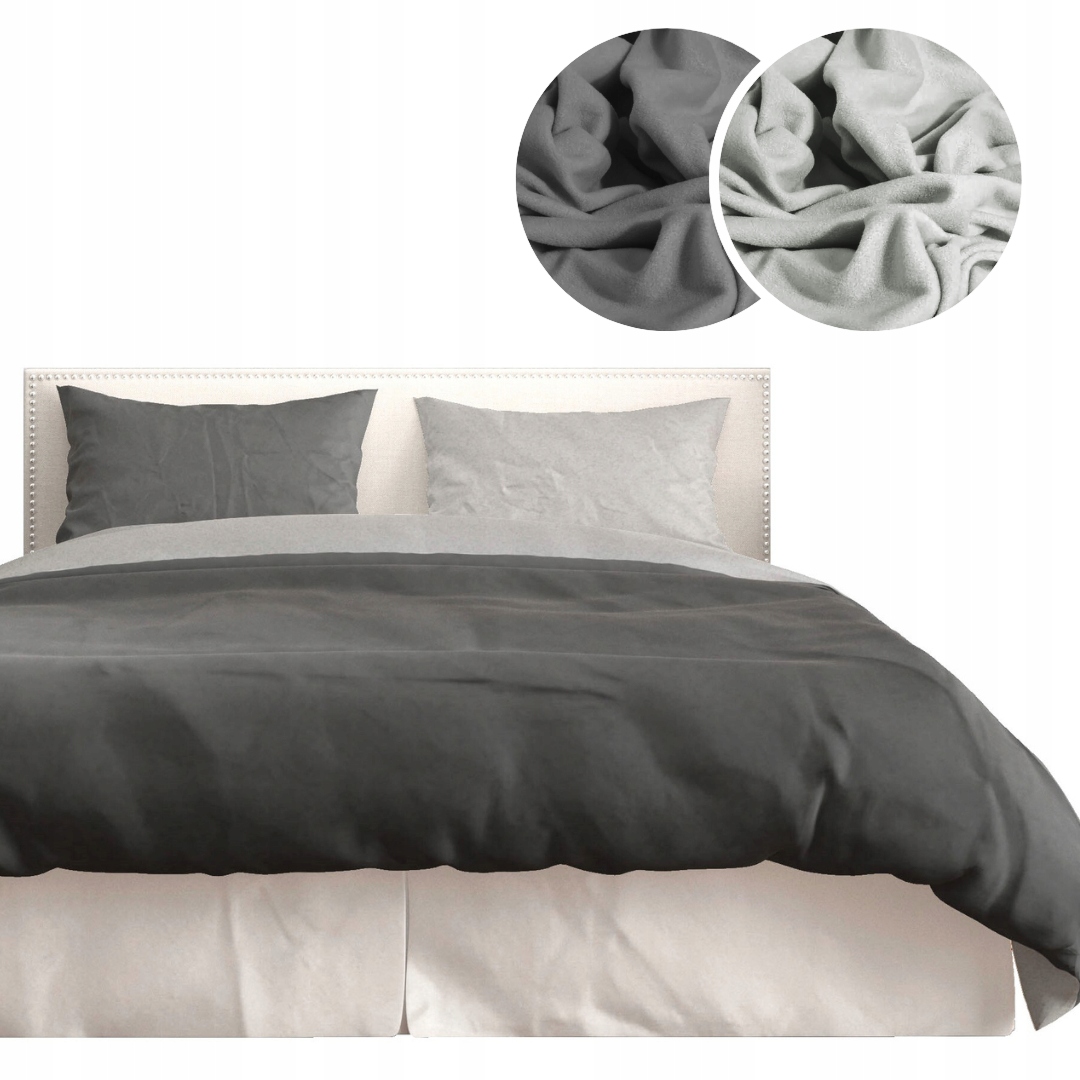 Povlečení Fleecové 160x200+1x50x70 dvoubarevné z Fleecu Teplá Měkká Zima