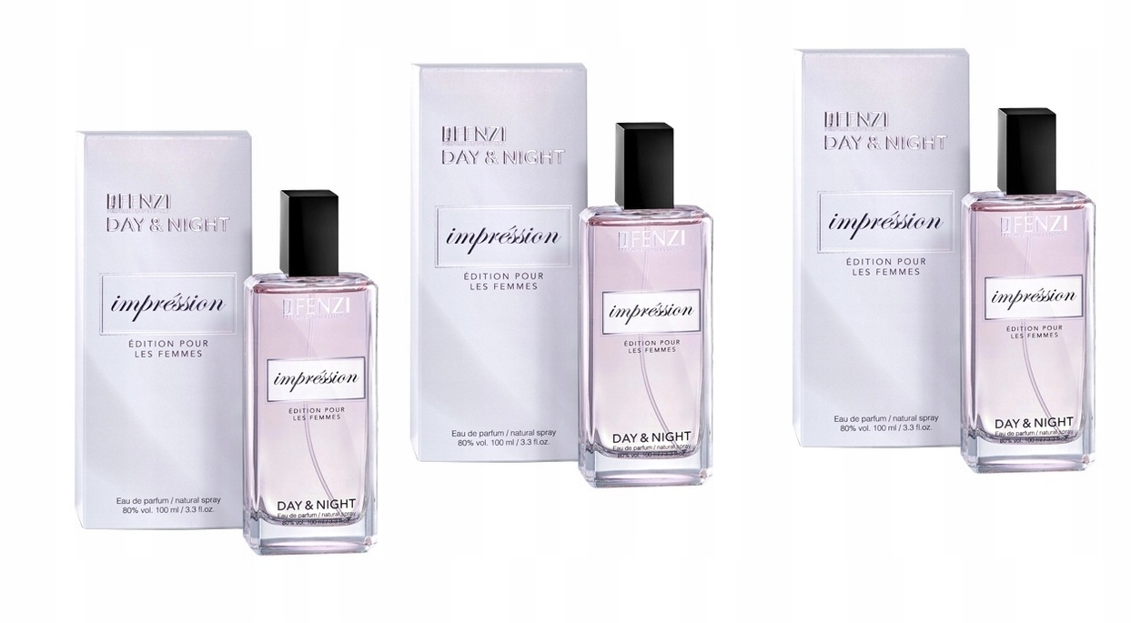 JFenzi Day&night Impression 3x100ml Edp pro ženy