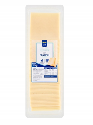 Metro Chef Edamský sýr plátky 1 kg