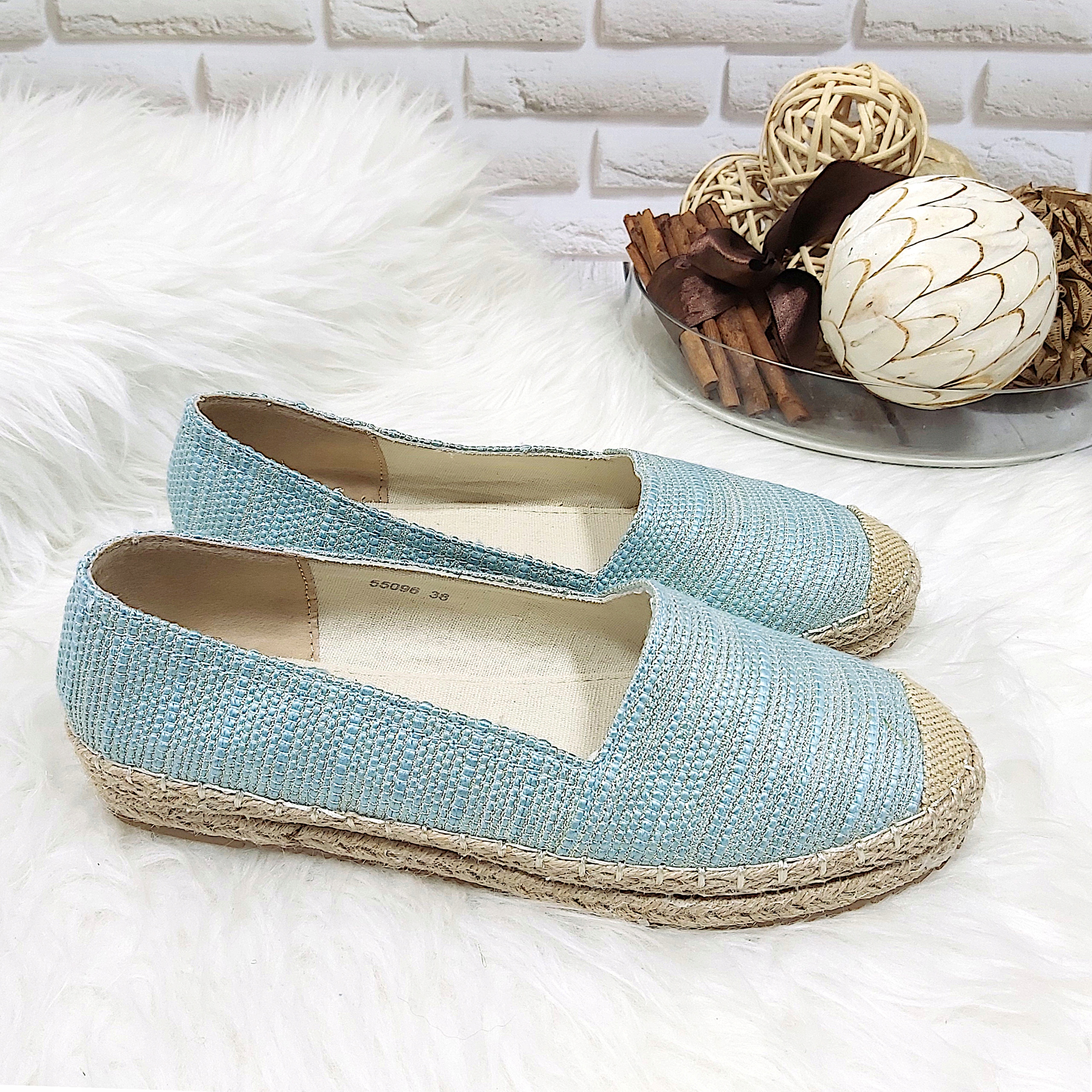 KLASYCZNE PROSTE ESPADRYLE DAMSKIE - mięta r 39 Marka inna