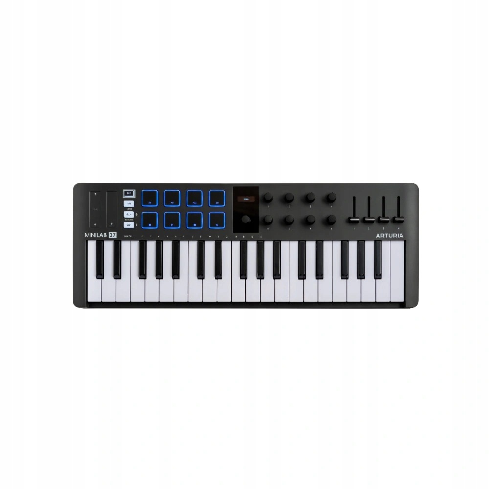 Arturia MiniLab 37 Black – ovládací klávesnice midi