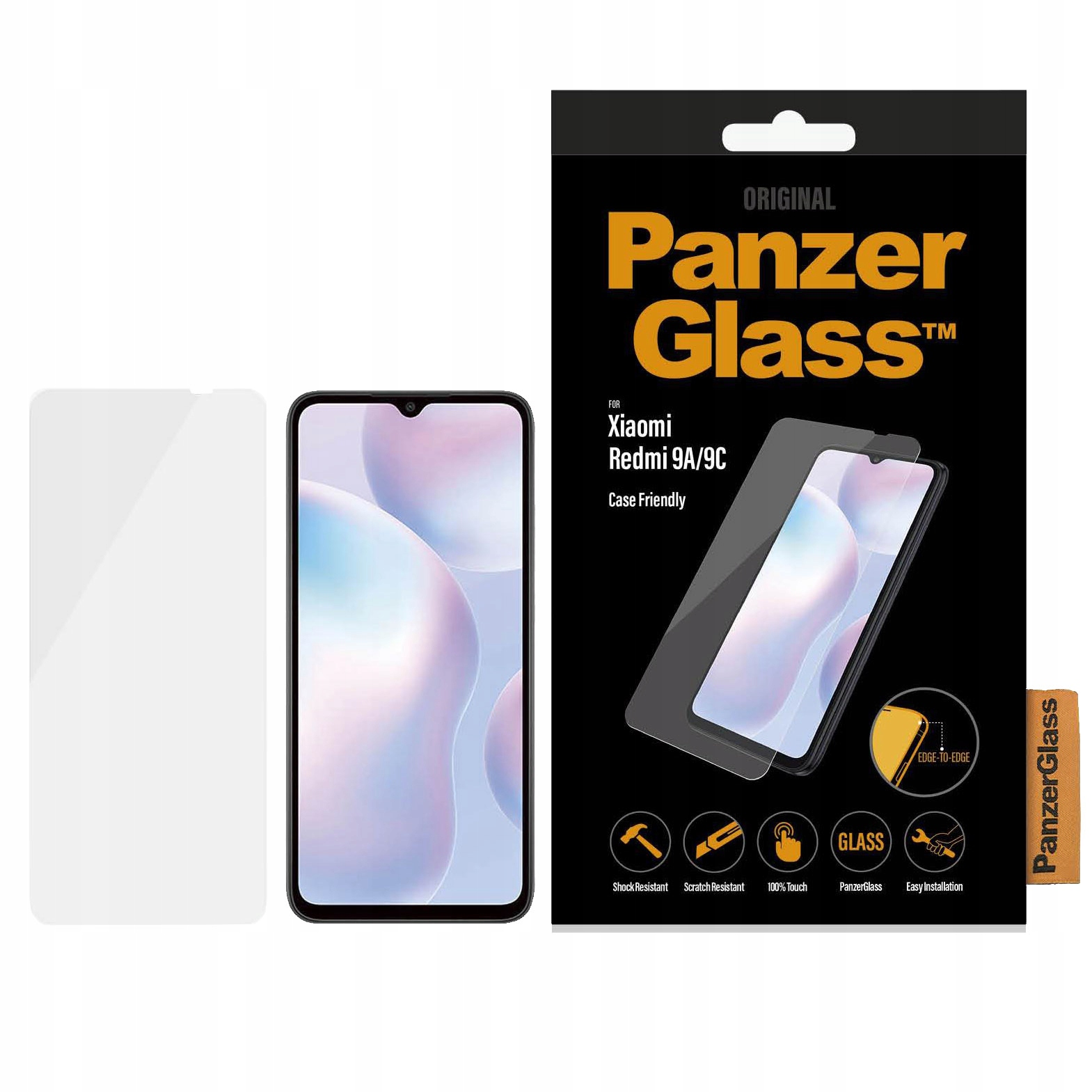 

Szkło do Xiaomi Redmi 9A PanzerGlass Cf E2E szybka