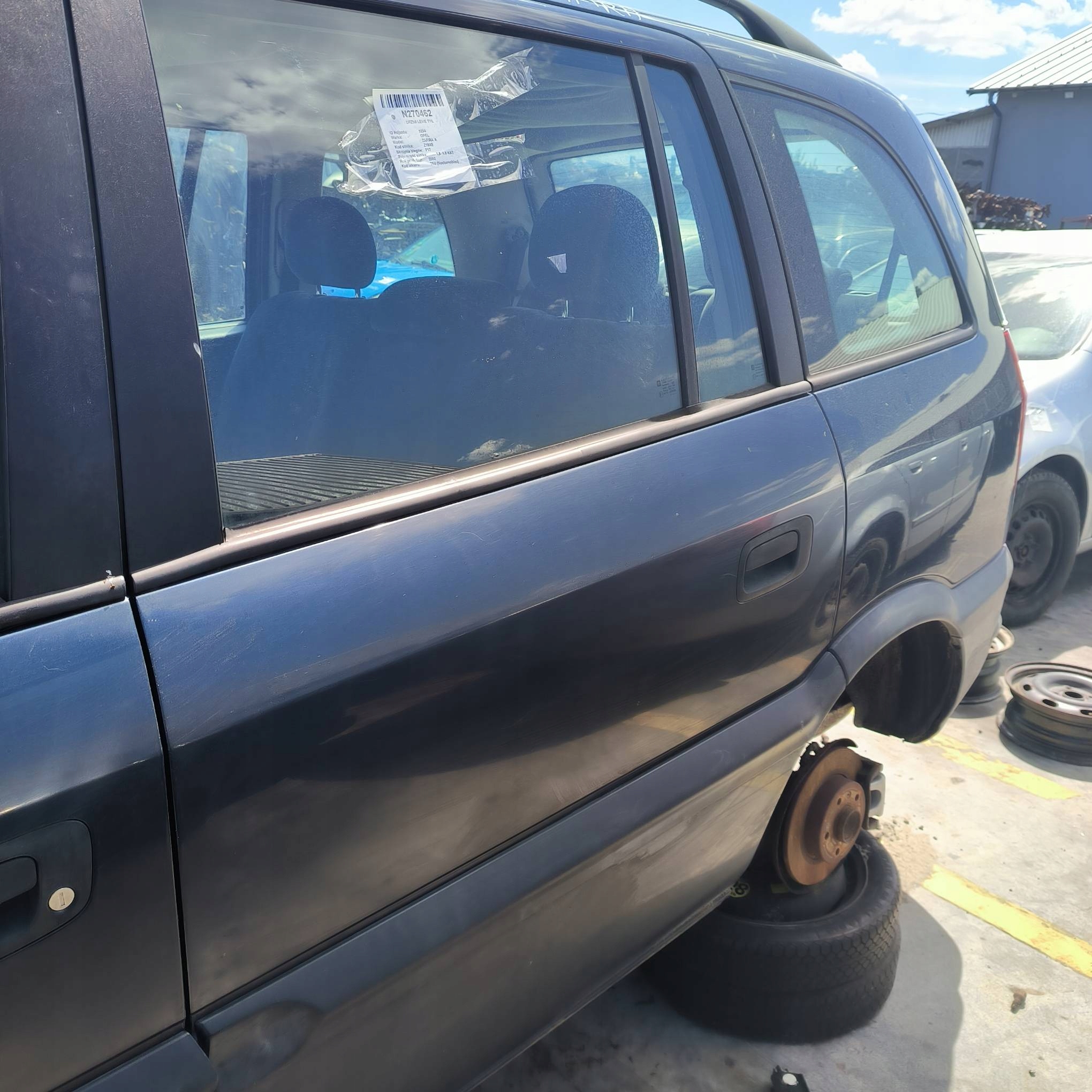 Tür links heck 36U OPEL ZAFIRA A