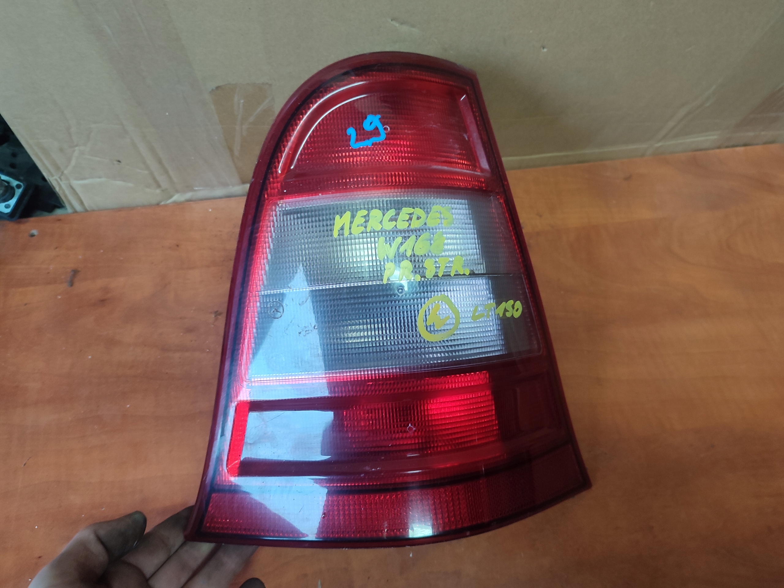 light right rear part rear right MERCEDES W168