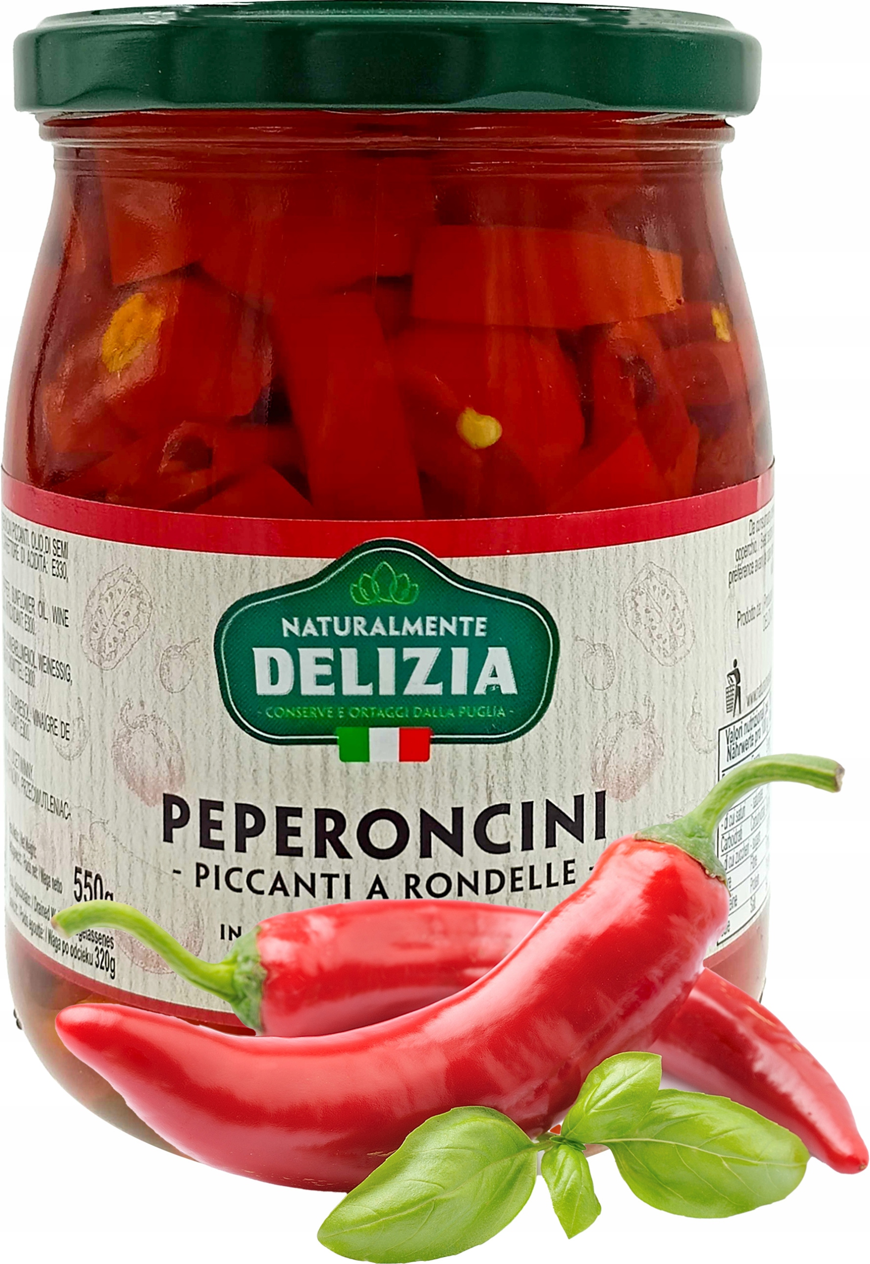 

Pikantna Papryka 580ml W Oleju włoska Delizia
