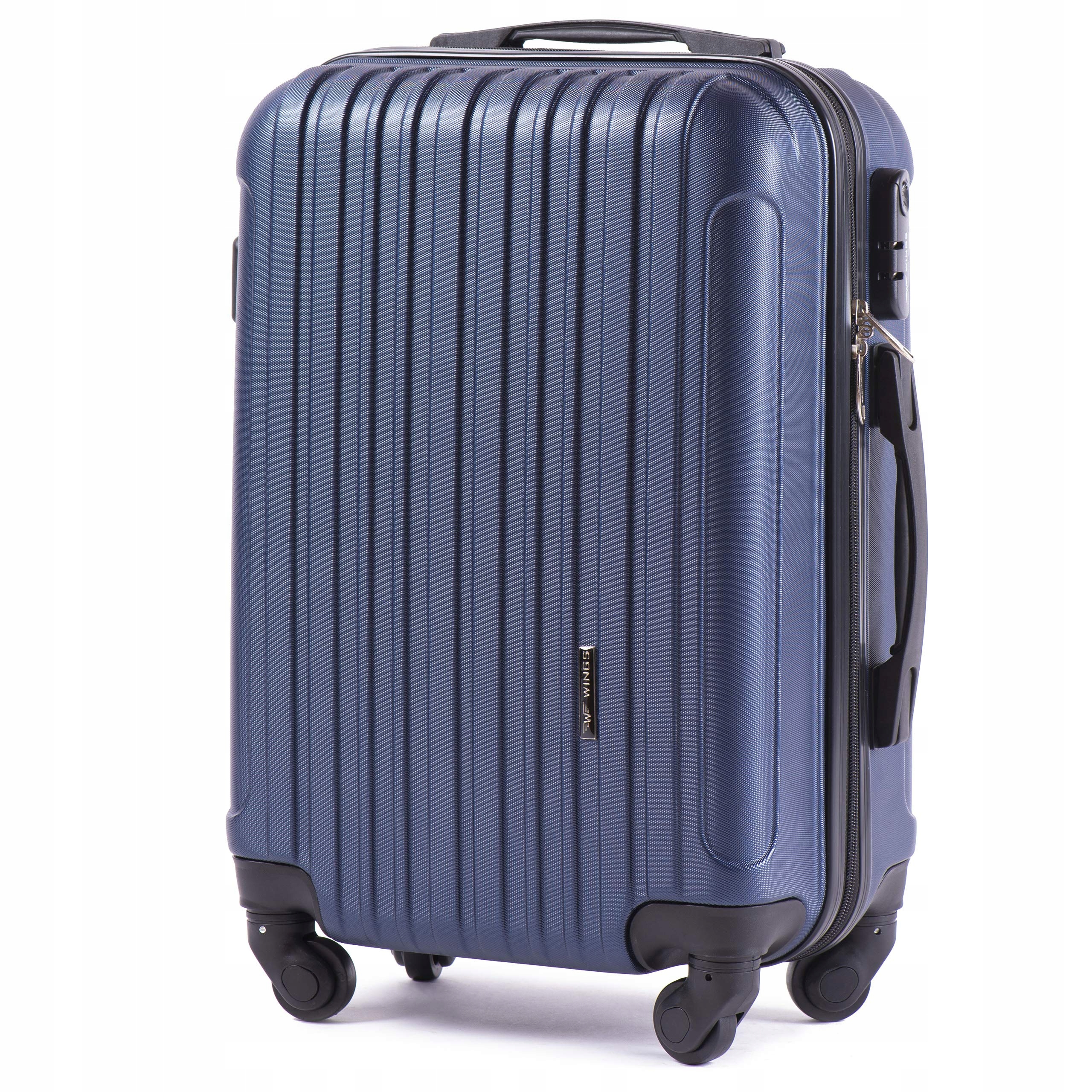 Cestovní kabinový kufr na tvrdé příruční zavazadlo Wings Flamingo 20" Blue