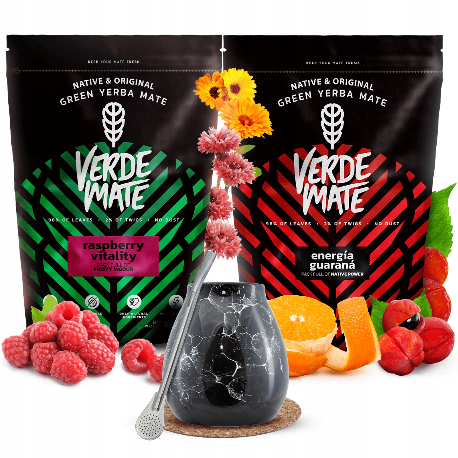 Sada Yerba Verde Mate Energia Raspberry 1 kg