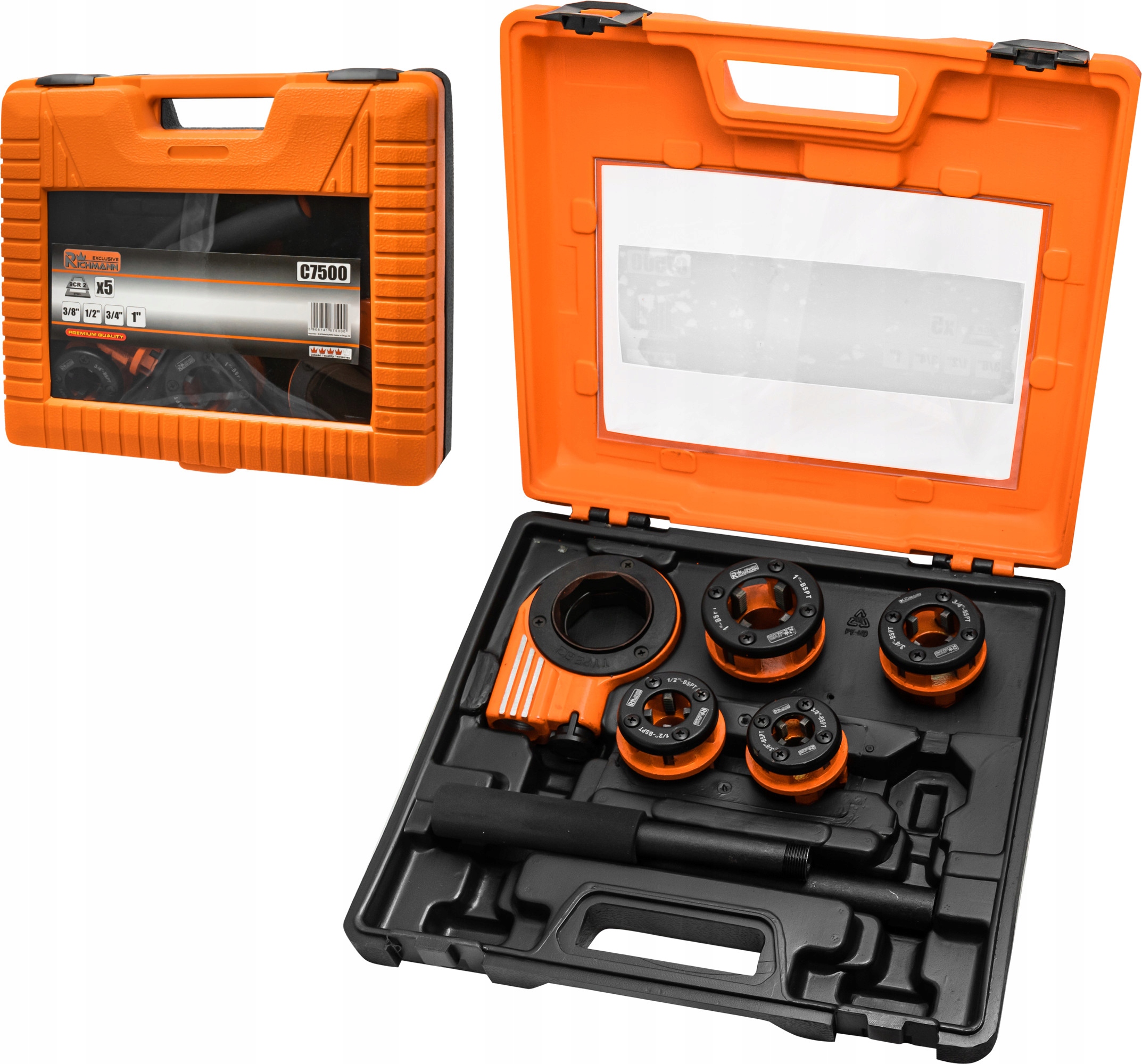 

Richmann Gwintownica Ręczna Do Rur 4 Głowice 5el