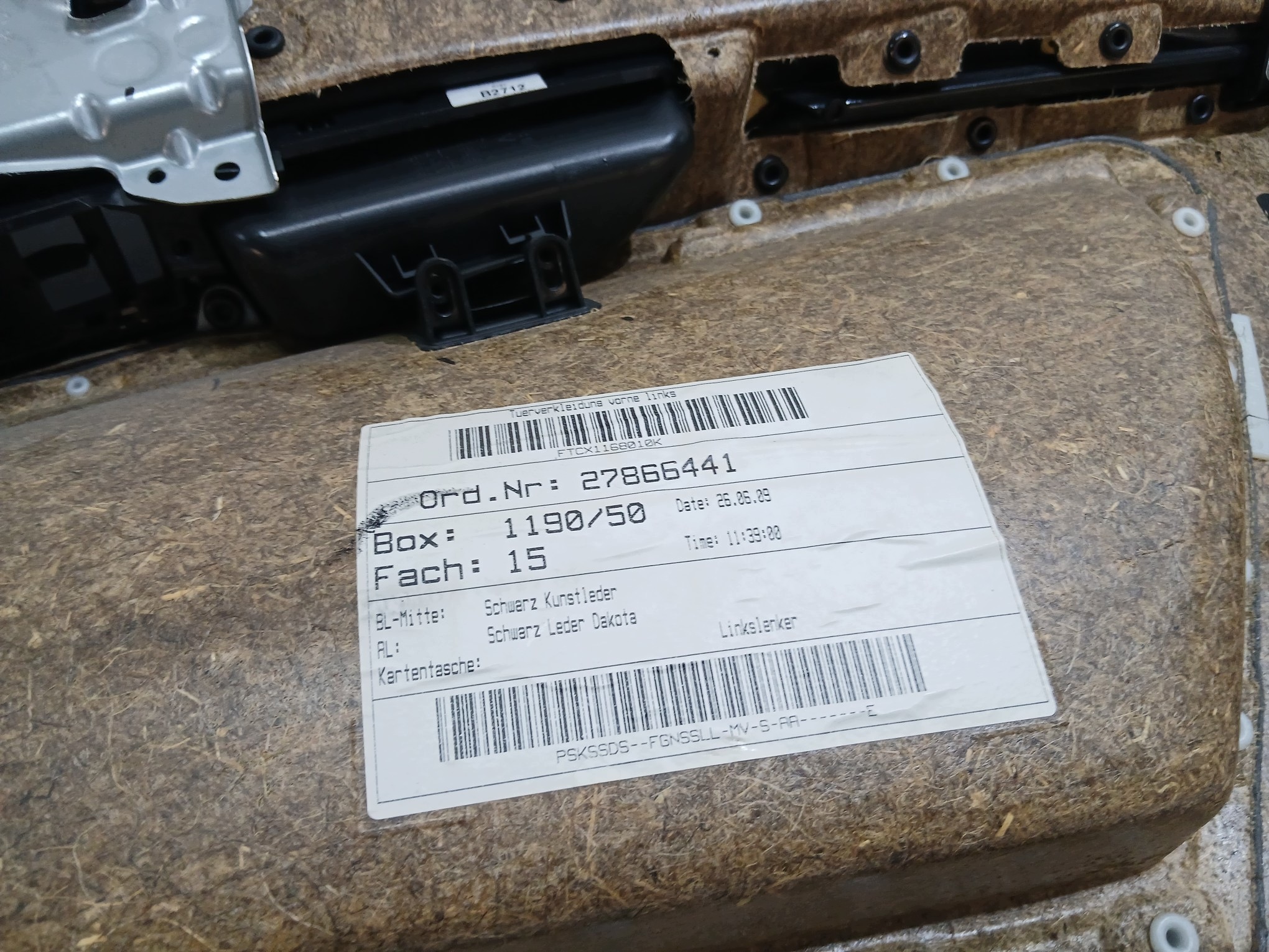 side door left right front BMW E60 E61 LIFT OE (0000753) KOMPLET