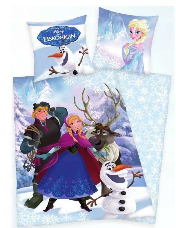 

Pościel Frozen Kraina Lodu Elza Anna Elsa 140x200