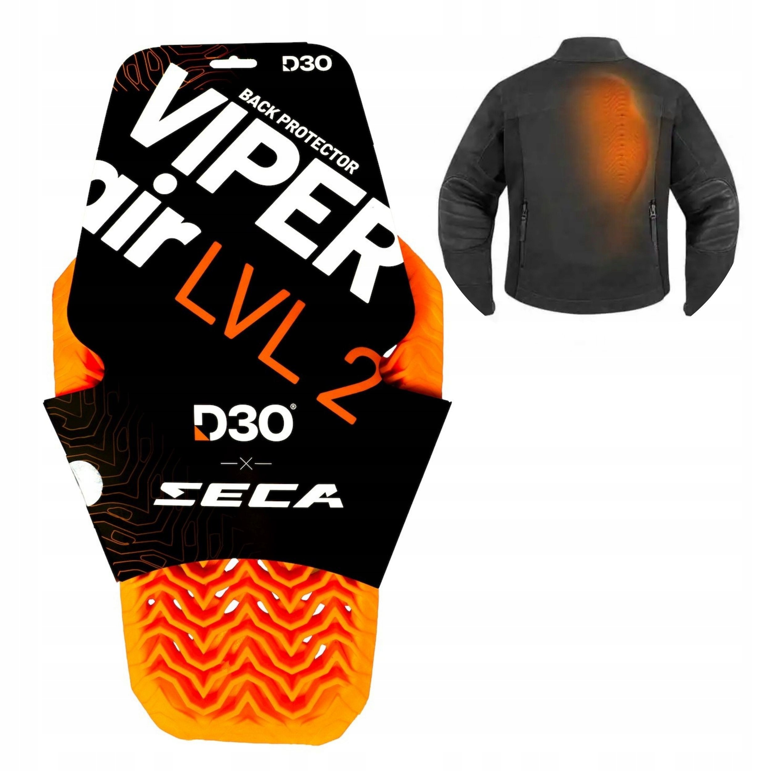 Seca Viper Air Protektor Ochraniacz Pleców Do Kurtki D3O Level2 L