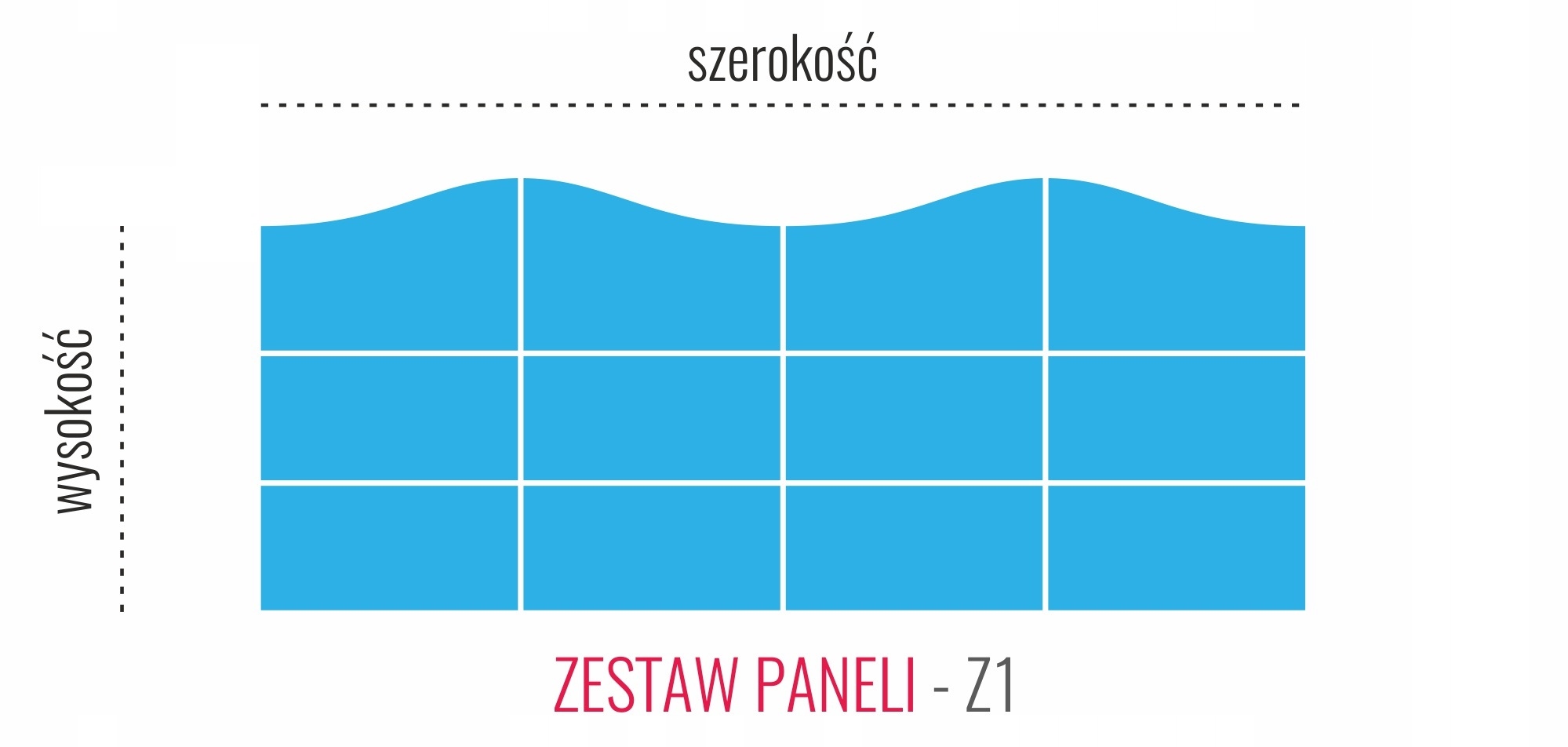 ZESTAW PANELI TAPICEROWANYCH panele na wezgłowie ZESTAW Z1 200x60 cm Kod producenta 1