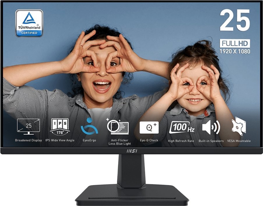 Led monitor Ips 24,5" Msi Pro MP251 100Hz EyesErgo