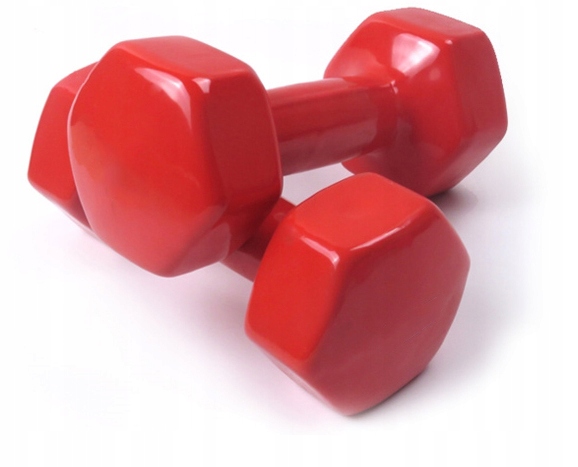 

2x 5kg Hantle Ciężarki Winyl Stal Hantelki