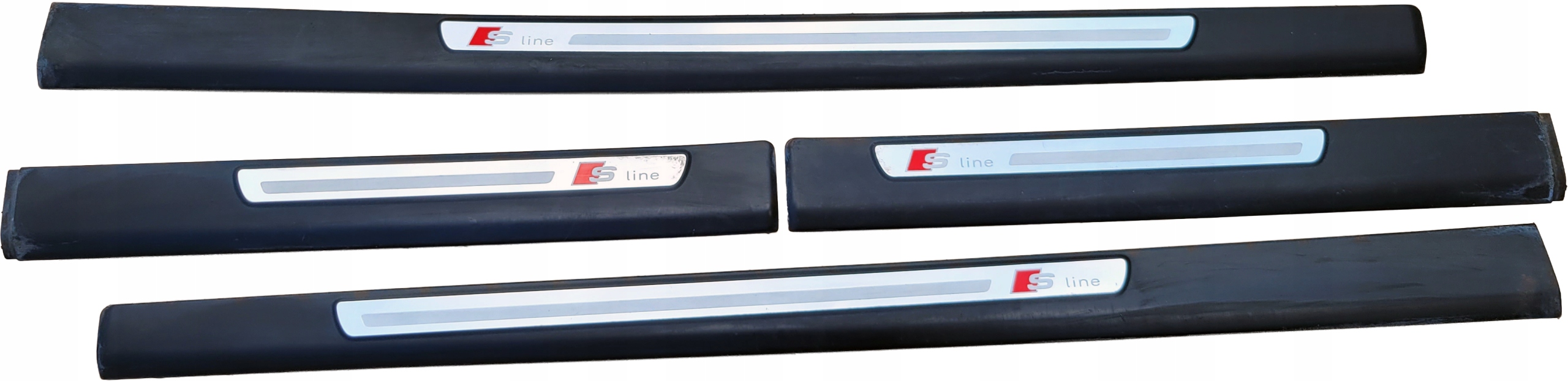 AUDI A6 C6 LIFT mouldings threshold caps lower S-LINE KOMPLET