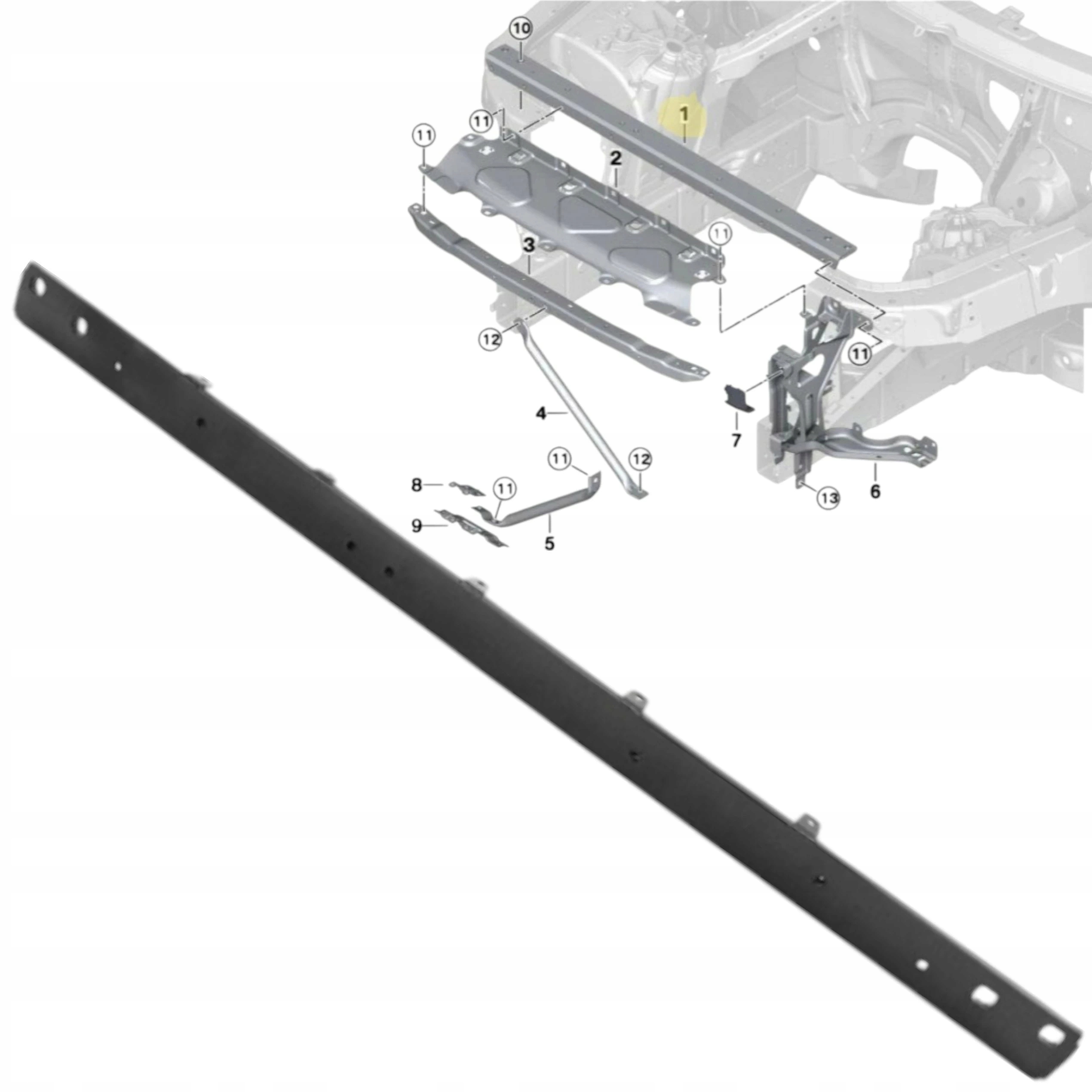 Přední Pás horního předního nosníku Bmw X5 X6 G05 G06 X7