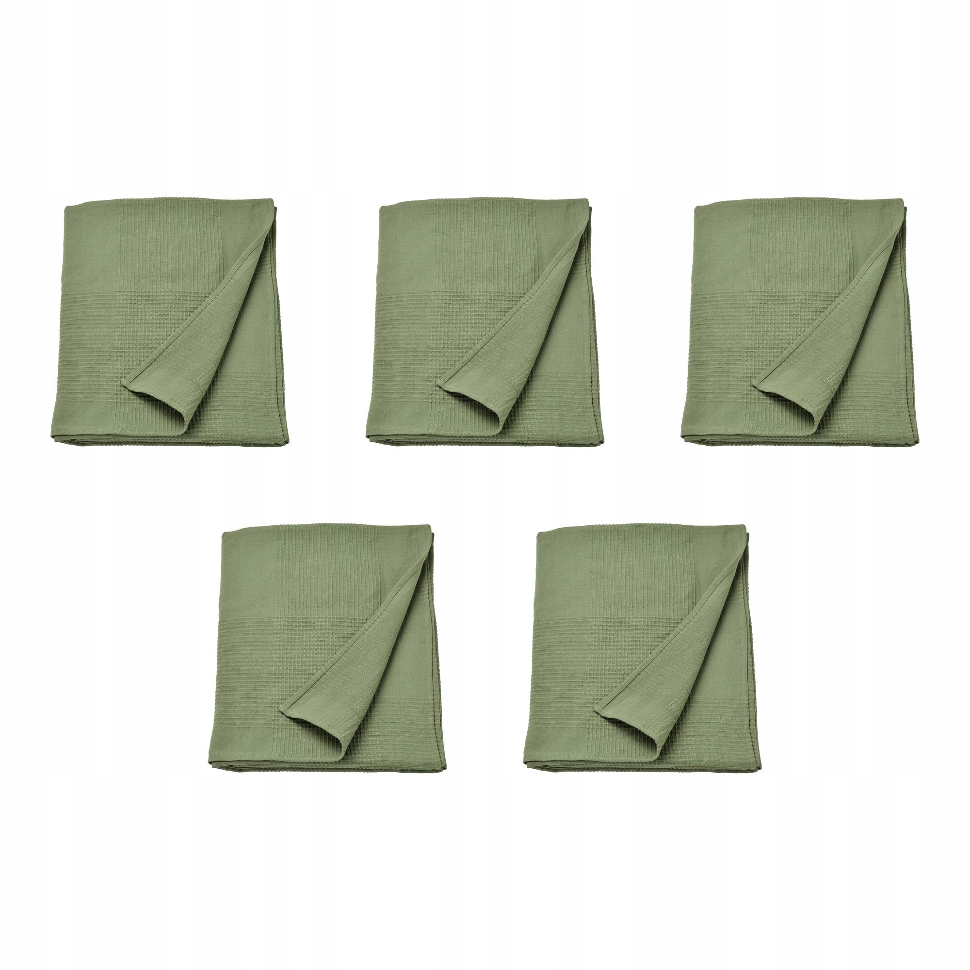 5 ks Přehoz Indira Šedozelený 150 x 250 cm 100% Bavlna