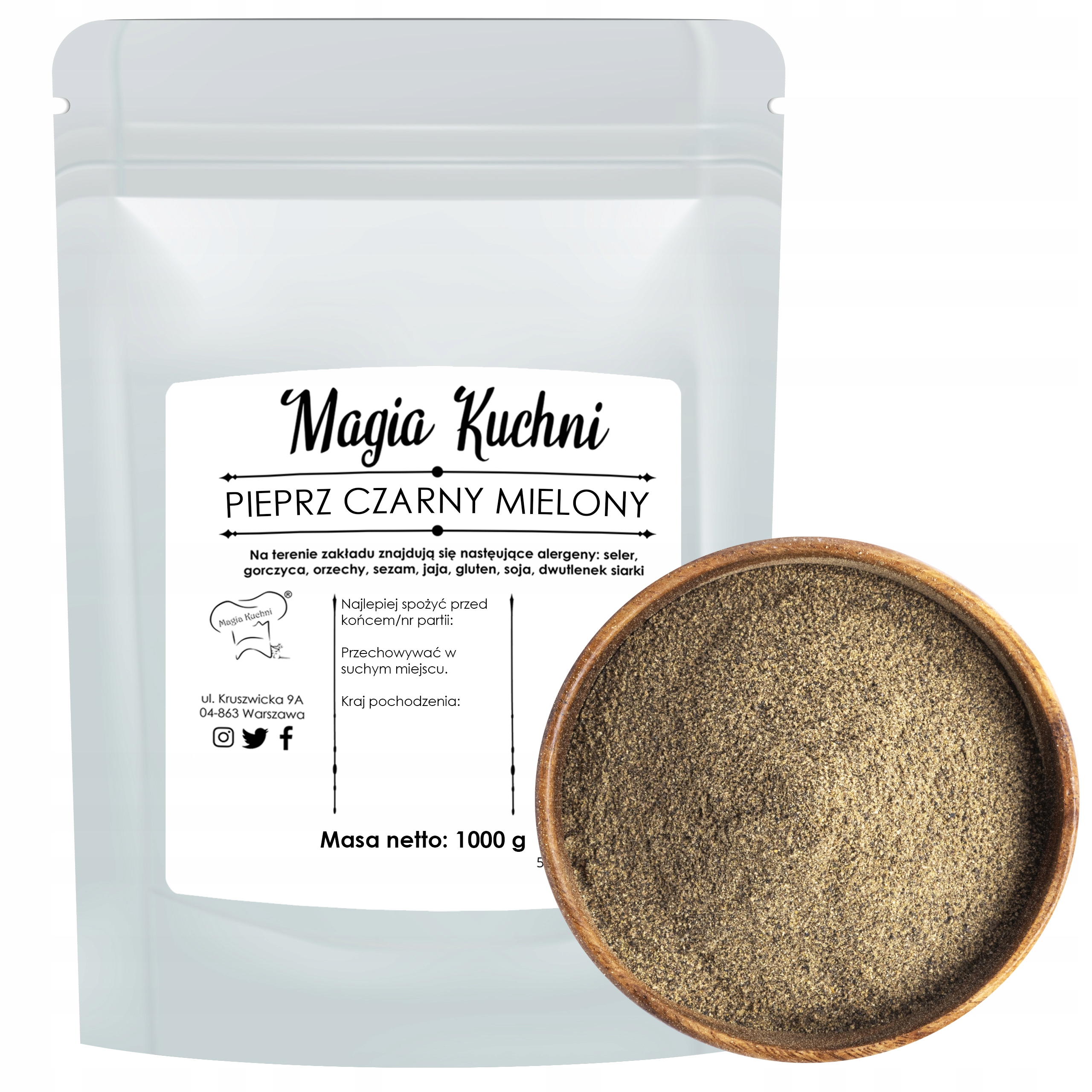 Levně Pepř 1kg ostrý přírodní Aromatický