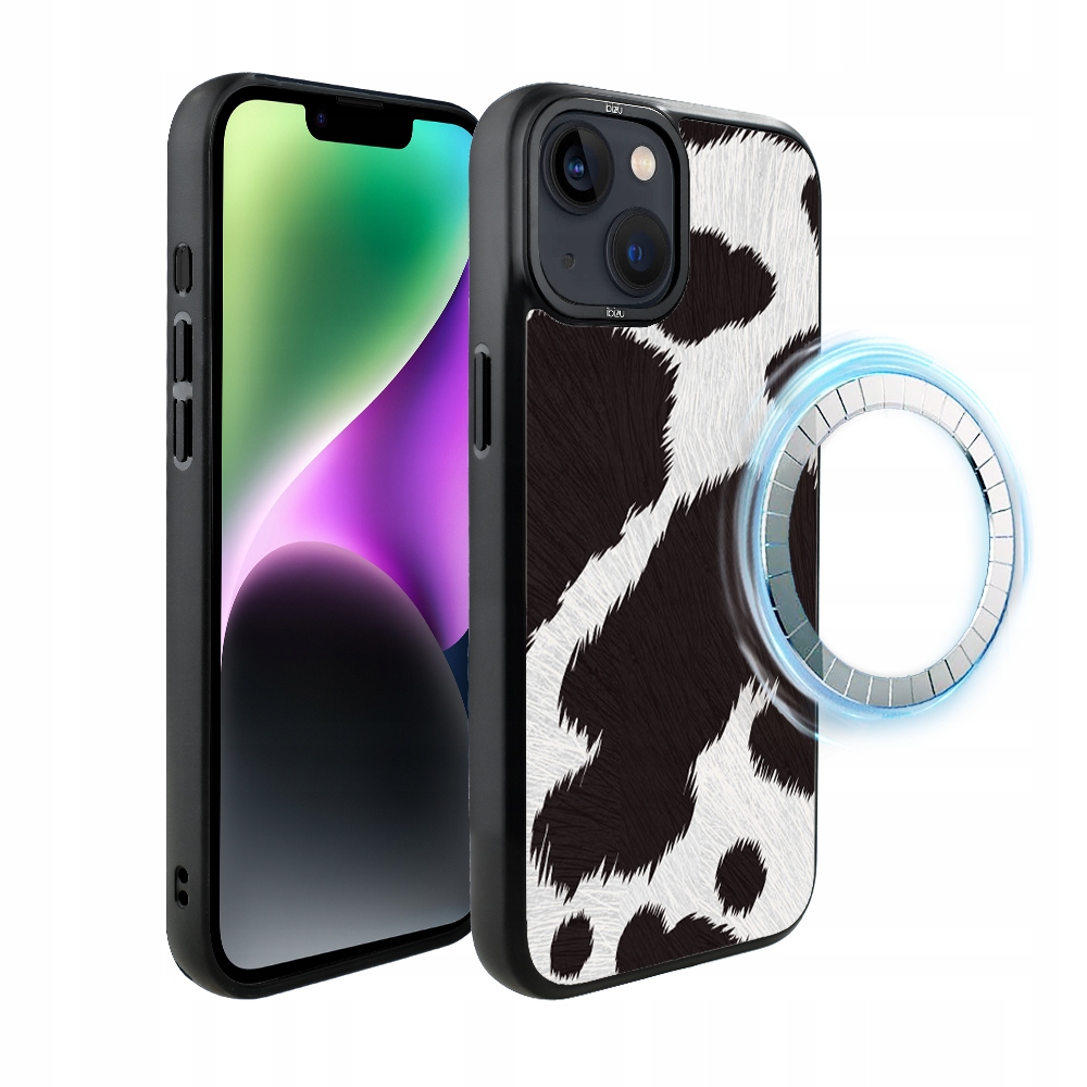 Pouzdro pro iPhone 14 Ibizu DropGuard Matt s MagSafe, polská kráva