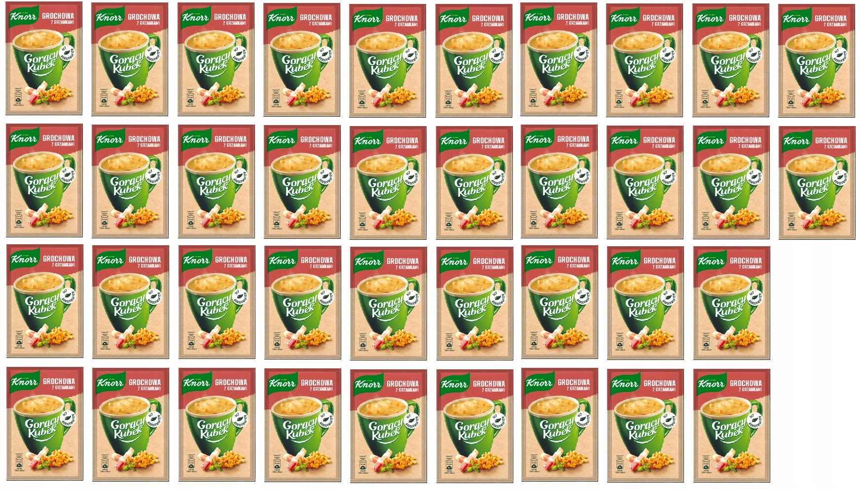 Levně 38 x 21 g Knorr Horký hráškový hrnek s topinkami Karton