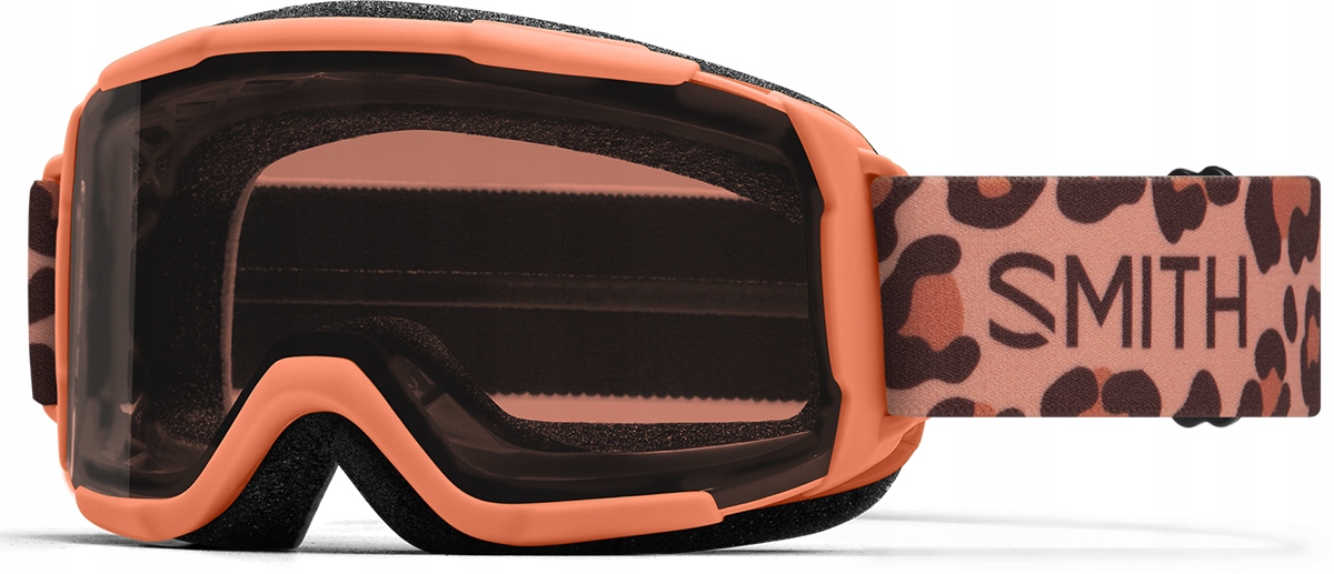 Gogle Smith DAREDEVIL Coral Cheetah Print - Rose Cooper M006710LK998K