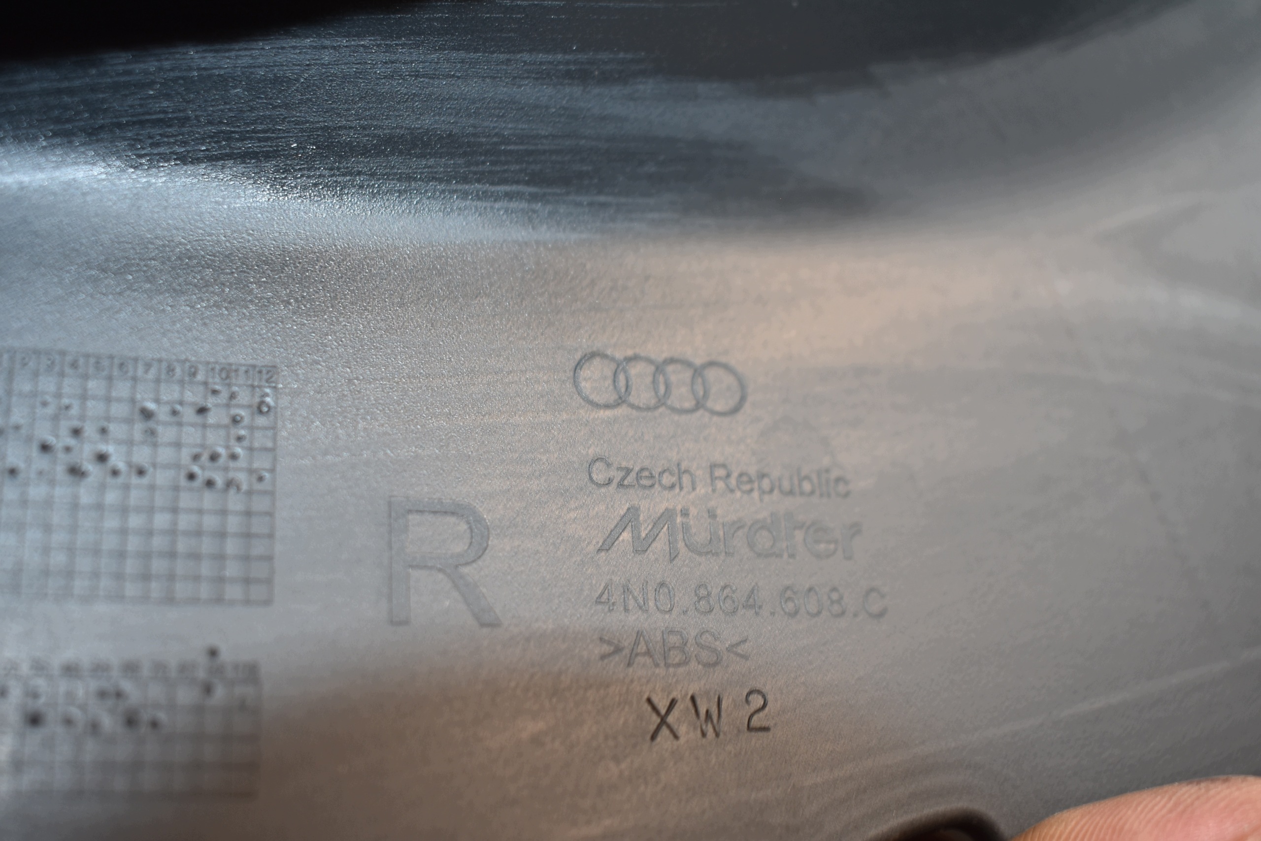 IDEALNA moulding cap of the threshold LED right AUDI A8 D5 1