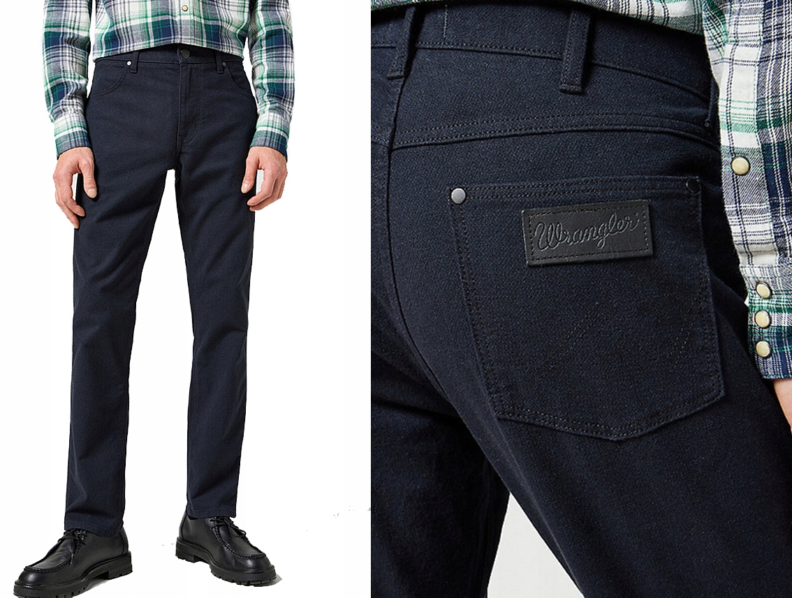 Wrangler Kalhoty Jeans Greensboro 803 Navy W40 L34