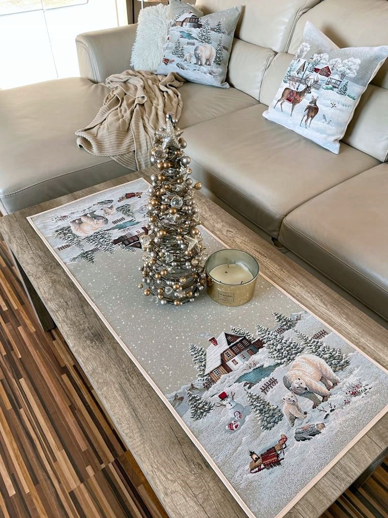 Běhoun 40x100 cm s polárními medvídky 1058