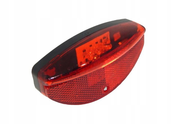 LAMPKA ROWEROWA TYLNA 3LED NA DYNAMO DO BAGAŻNIKA