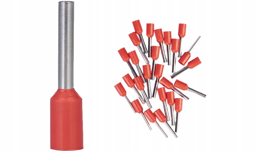 

Tulejki Kablowe Izolowane 1 mm 100szt