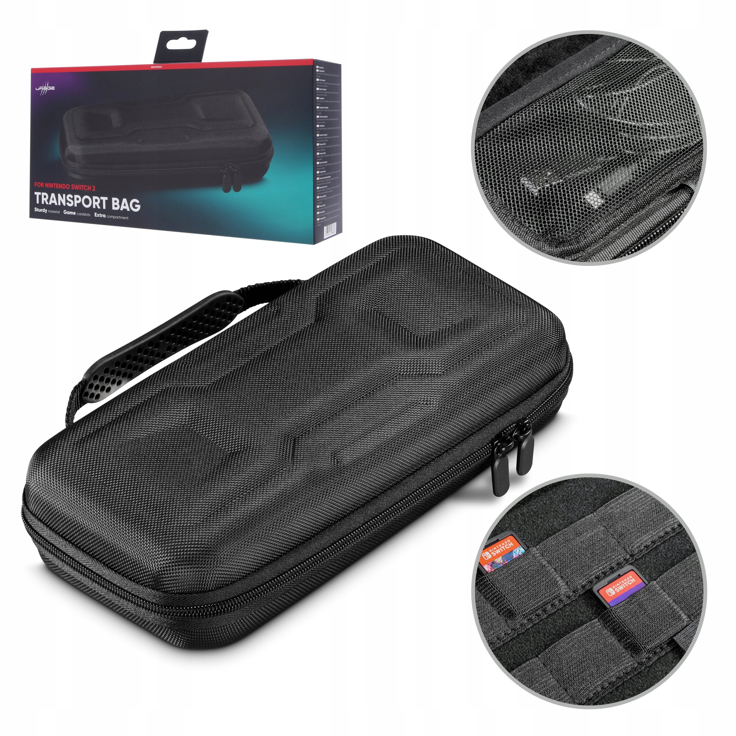 Hama Etui ochronne do Nintendo Switch 2 Eva hard case futerał czarne