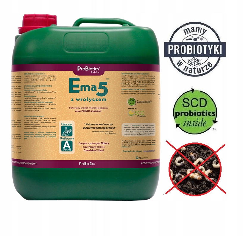 Ema5 z wrotyczem 5l Biologiczny preparat przeciw szkodnikom glebowym