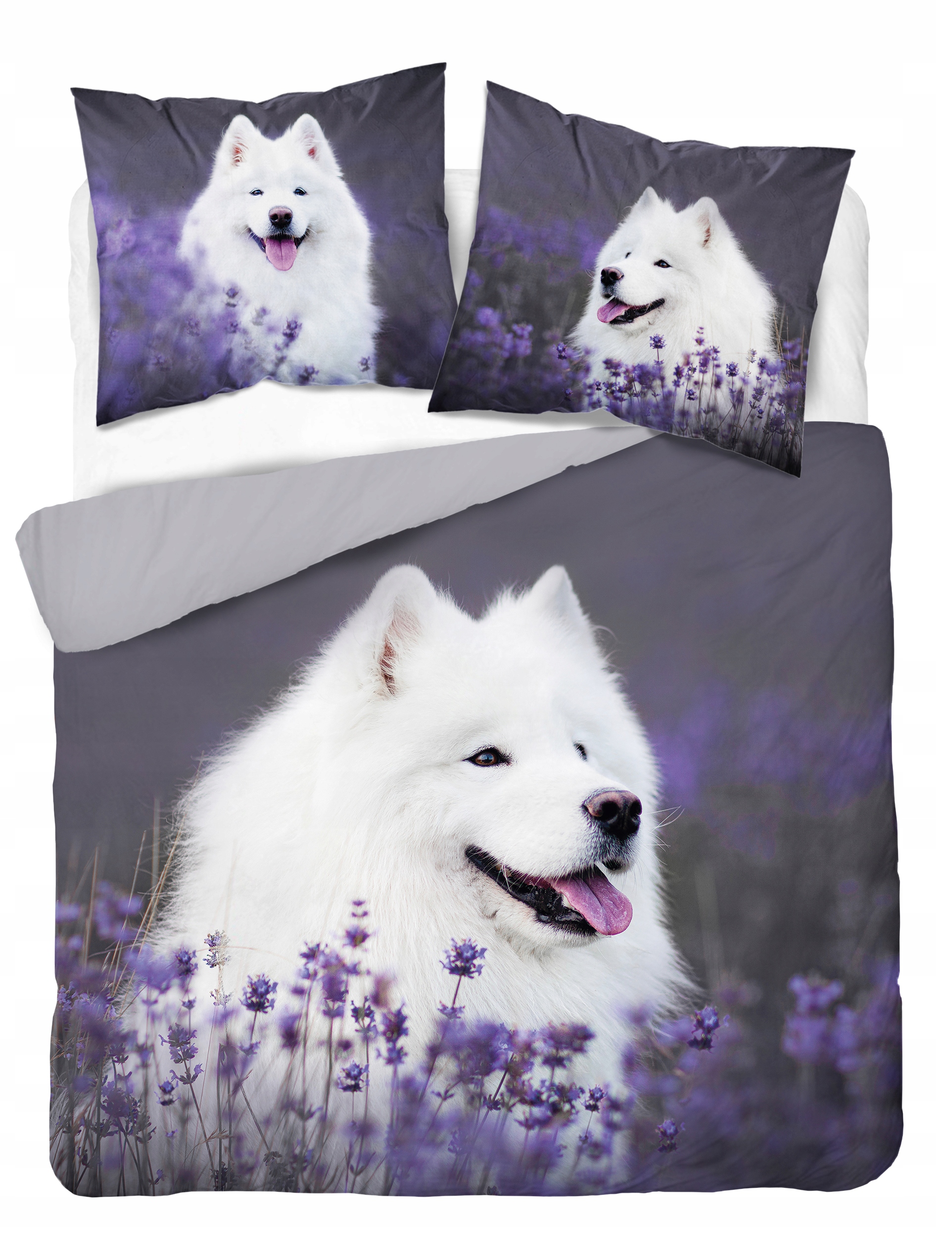 

Komplet pościeli pościel 160x200 samojed pies