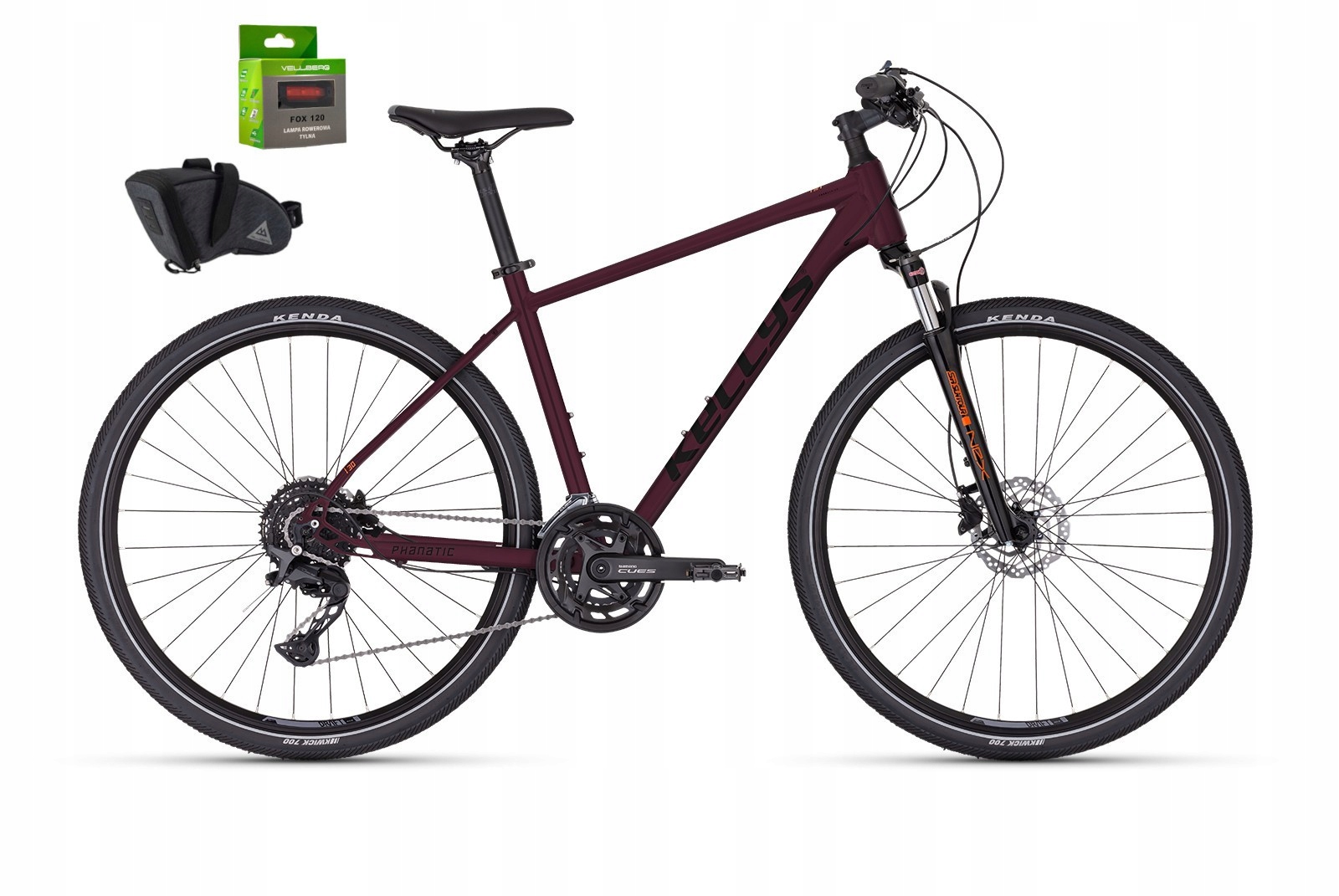 Rower 28 Kellys Phanatic 30 Dark Plum L