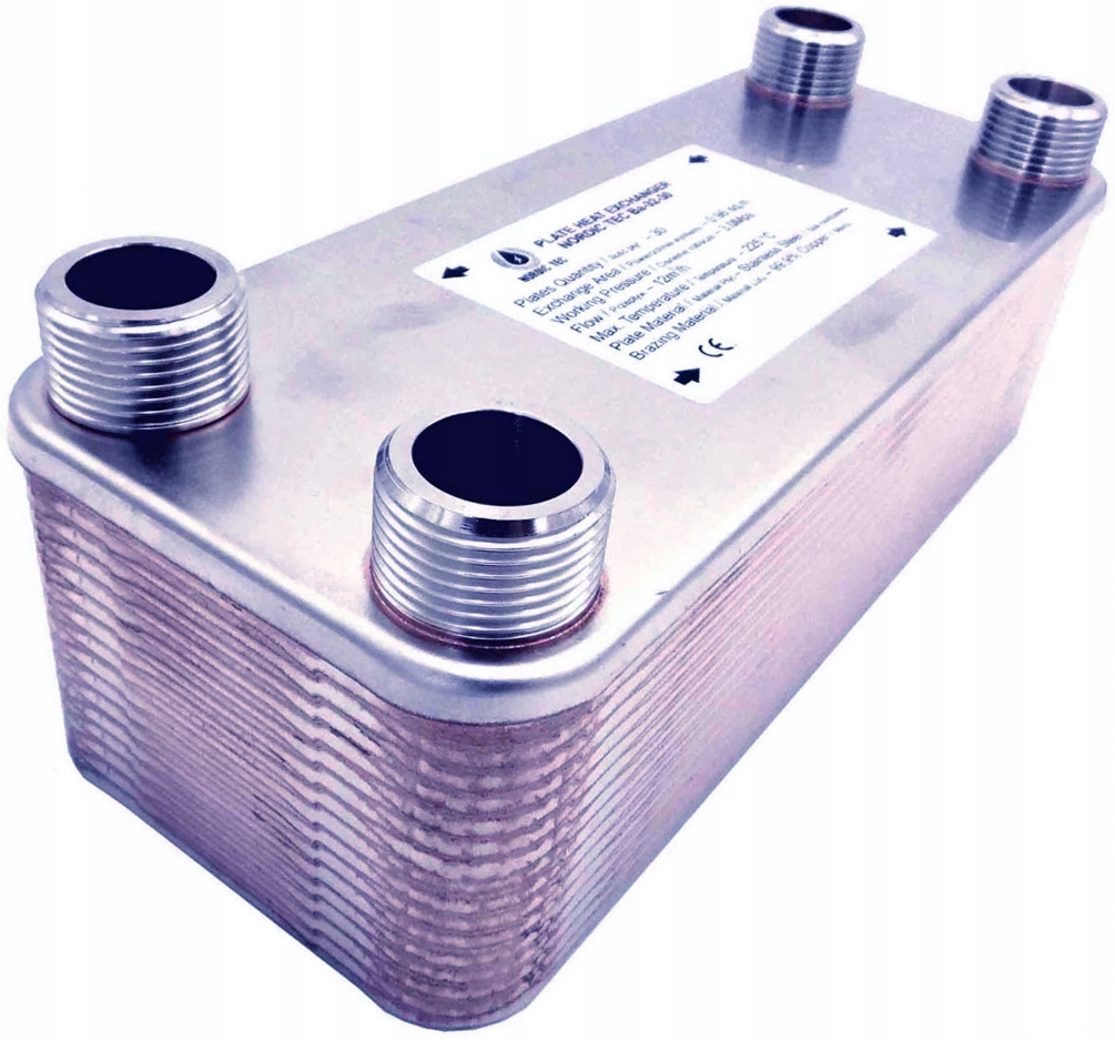 Výměník Tepla 30-deskový 65 kW Nordic Tec Ba-27-30 1 1/4" 5/4" DN32