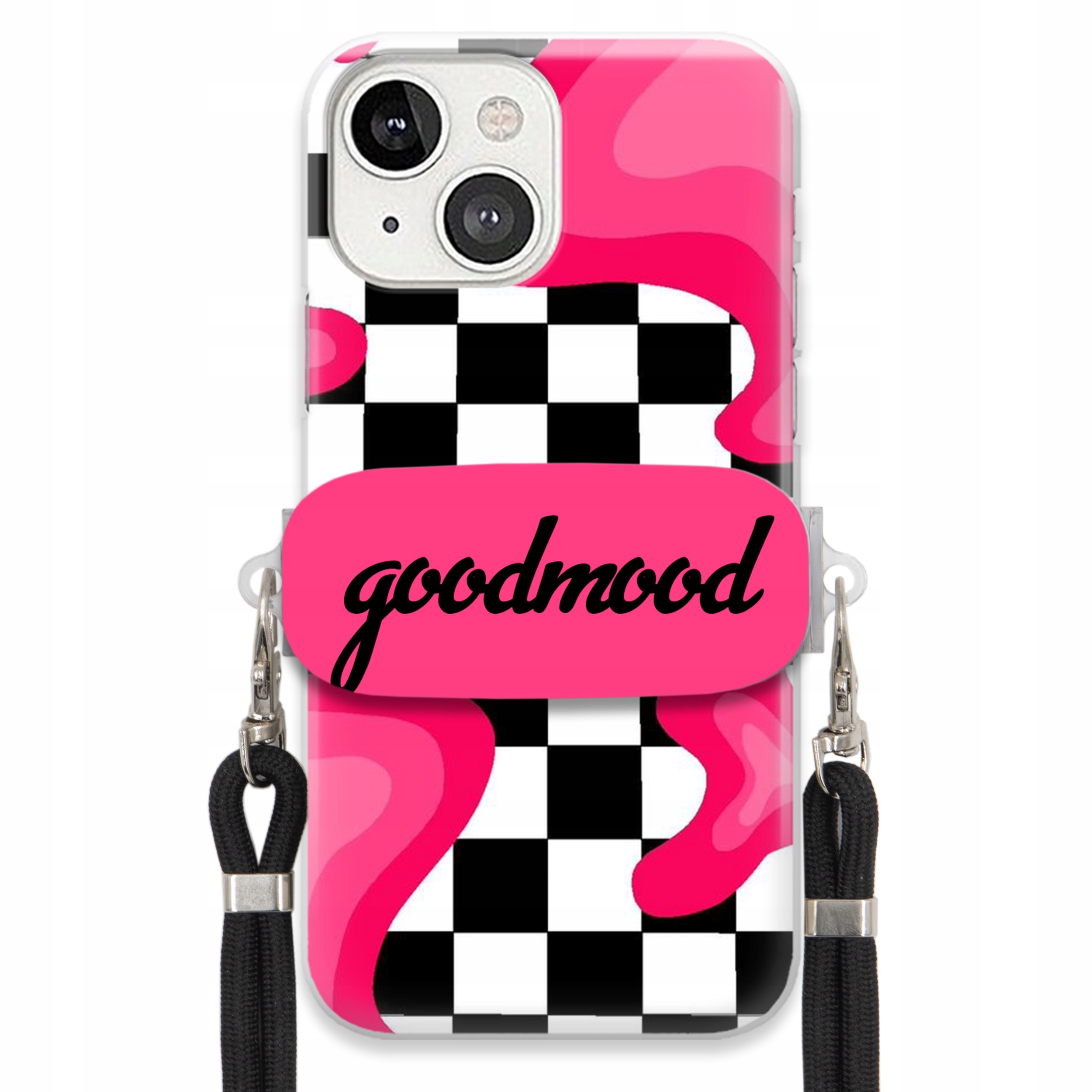 Pouzdro Pro Iphone 13 Set Case Držák Na Smyčku Černý Pro Dospívající Splash