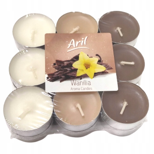 

Podgrzewacze zapachowe Tealight Wanilia 18szt