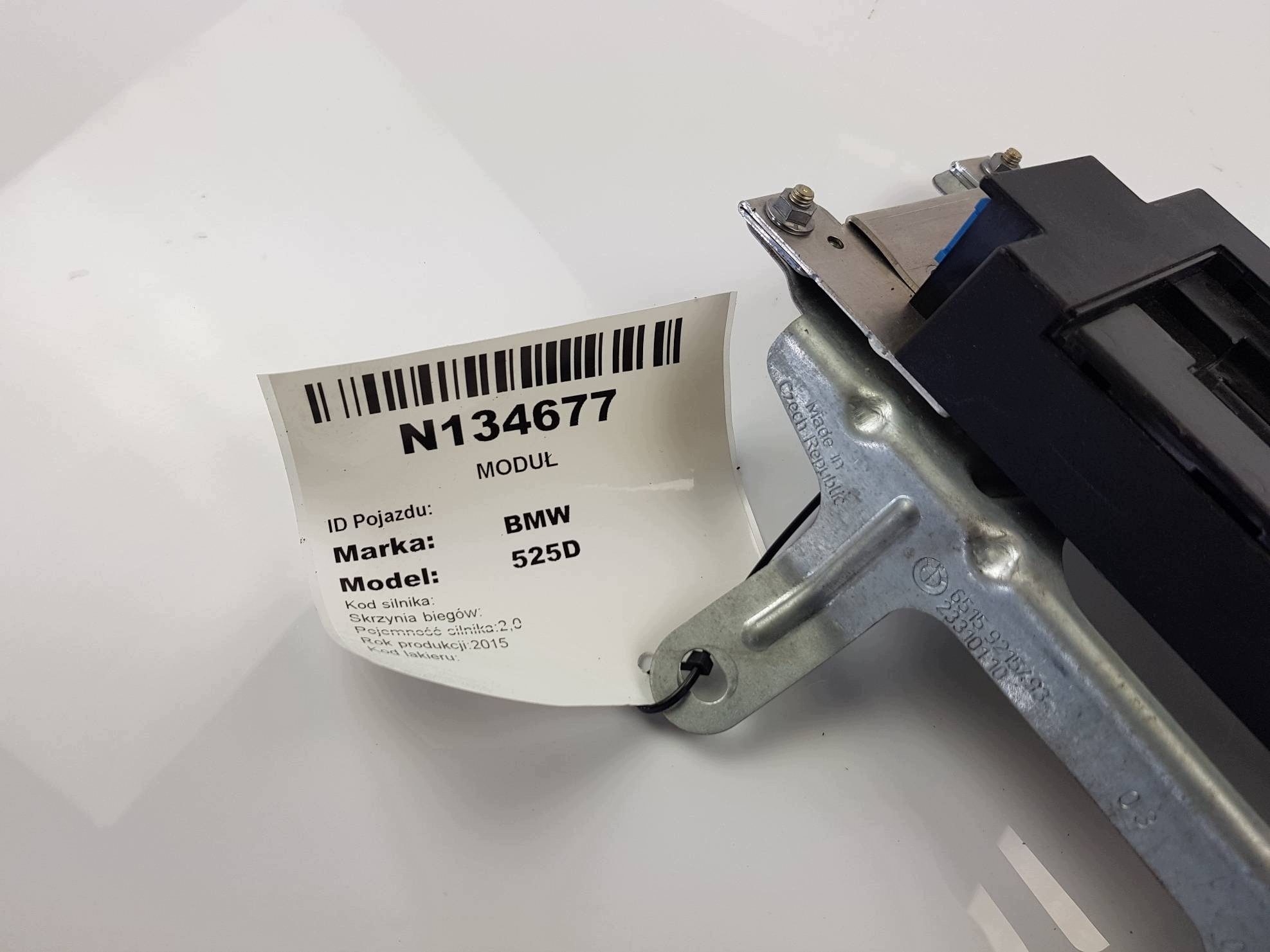 modulo 9389657 BMW 525D F10