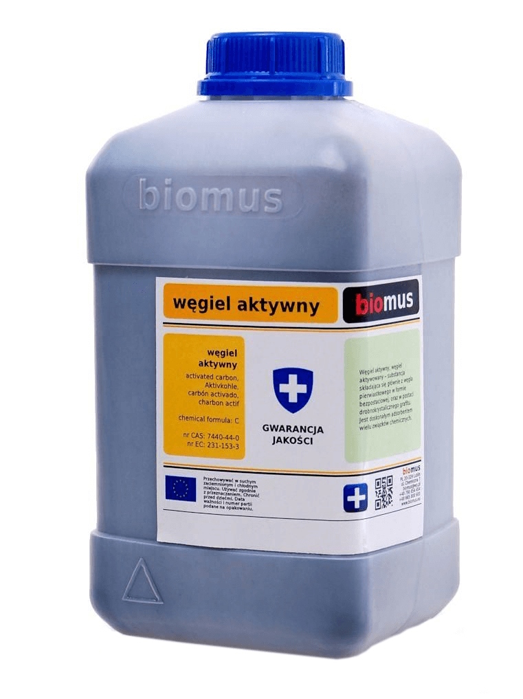 

Węgiel Aktywny drobny pylisty Pyl 22 Biomus 250g