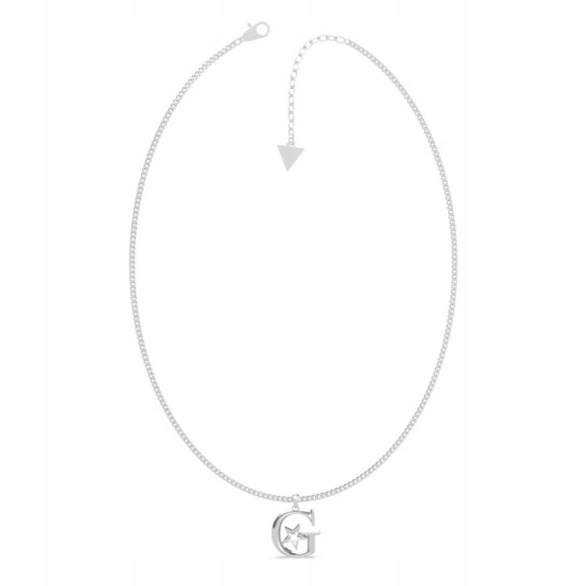 Stříbrný náhrdelník Guess s písmenem G Guess A Star Is