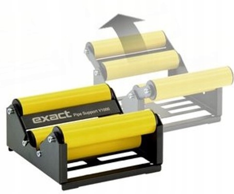 Przecinarka Exact PipeCut V1000 podpora rolkowa