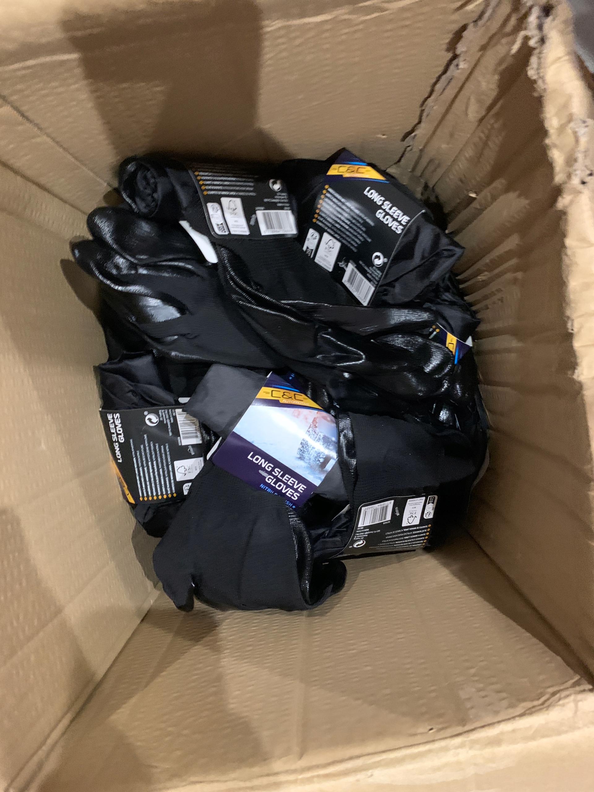 Rękawice Nitrylowe Długi Rękaw 60 cm Marka inna