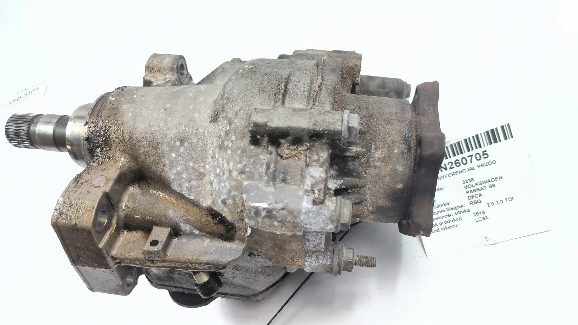 differential front 0CN409053AG 2.0 TDI VOLKSWAGEN PASSAT B8