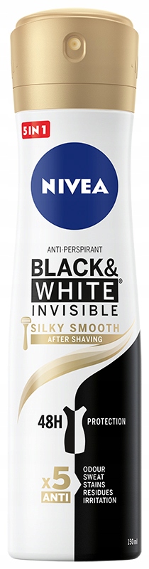 NIVEA BLACK & WHITE INVISIBLE SILKY SMOOTH ANTYPERSPIRANT SPRAY 150 ML