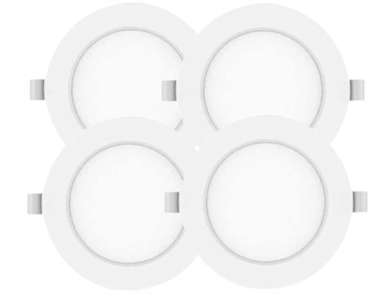 4x Led zapuštěný panel 6W Objímka 3000K na stropní svítidlo pro systém M-System