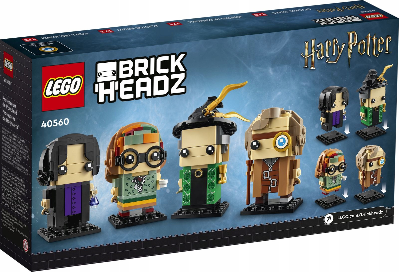 LEGO 40560 BrickHeadz - Profesorowie Hogwartu Płeć chłopcy dziewczynki